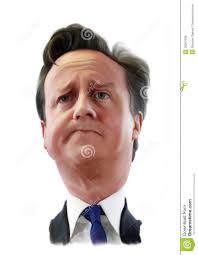 Caricatura de David Cameron para el uso editorial, para los periódicos, los compartimientos y el Web. By Stavros Damos. MR: NO; PR: NO - retrato-de-la-caricatura-de-david-cameron-25267699
