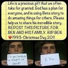 Ben Breedlove, Teen Tells Heartbreaking Story Week Before Death