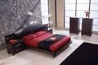 Awesome Modern Masculine Black and Red Bedroom | Photos, Designs ...