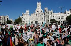 Manifestación en Madrid contra los recortes en educación 22 de Mayo de 2012