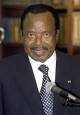 Le président Paul Biya a été reconduit vendredi à la tête du parti au ... - biya200