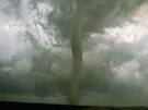 Tornadoes are vertical funnels