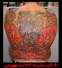 full back tattoo california