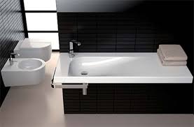 Modern bathroom wash basin system design from Hatria