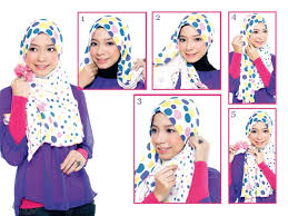 Tutorial hijab pashmina simple untuk kuliah � Jinglepuff Butik