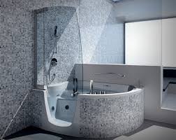Modern Corner Bathtub Design