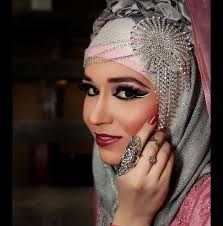 HijabMakeup #JIFW2013 | Hijab Makeup | Pinterest | Wedding Hijab ...