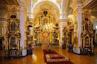 The St. Nicholas Naval Cathedral in St. Petersburg, Russia