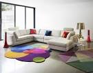 Modern Living Room Sets with Colorful Area Rug - Top Home Design ...