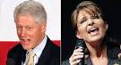 Titans clash: Bill Clinton vs. Sarah Palin in California ...