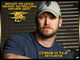 One year ago today our nation&#39;s greatest sniper, Navy SEAL sniper Chris Kyle was tragically murdered. Today at the Superbowl, Hall of Fame quarterback Joe ... - Chris_Kyle