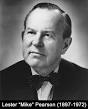 So, with a heavy heart, I report that Lester Pearson ... - pearson