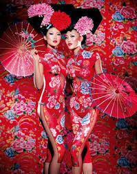 chines body painting