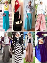 12 Contoh Model Baju Muslimah Terbaru Hari Raya Idul Fitri