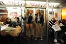 No Pants Subway Ride 2012: Pantless riders hit NYC subways - NY ...