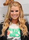 Jessica Simpson Wavy, Blonde Hairstyle with Braids and Twists