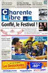 Journal CHARENTE LIBRE (France). Les Unes des journaux de France ...
