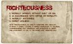 righteousness pronunciation