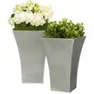Flared Titanium planters from John Lewis | Outdoor pots | Plant ...
