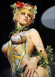 Body Painting Art - Nude Female and Male Body Painting