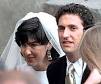 Christiane Amanpour und James Rubin bei ihrer Hochzeit