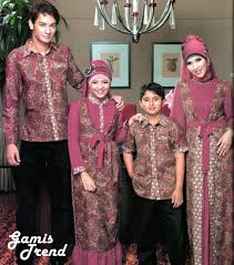 Contoh Model Baju Batik Muslim Anak Terbaru