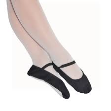 Black Canvas Ballet Shoes for Boys & Girls | Dancing Daisy