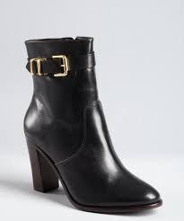 Alaïa leather ankle boots black | Gaafe