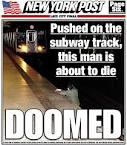 Man dies after being pushed onto NYC subway tracks.