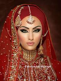 Wedding Hijab Styles for Brides, Arabian Gulf Style Hijab Fashion ...