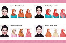 Tutorial Tips Cara Memakai Jilbab Sesuai Bentuk Wajah