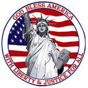 GOD BLESS AMERICA Back Patch, RealBikers.