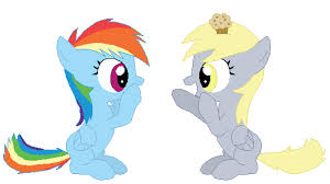 Rainbow Dash and Derpy Hooves Rainbow Dash and Derpy Hooves