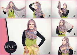 Islamsqy: Tutorial simple and easy Hijab Pashmina Shiffon - Cara ...