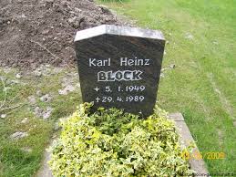Grab von Karl Heinz Block (05.01.1949-29.04.1989), Friedhof Funnix