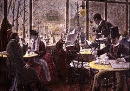 Gedichtinterpretation: Paul Boldt - Auf der Terrasse des Café Josty (