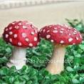 New Outdoor flowers of bright red mushroom decorations antique ...