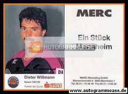Autogramm Eishockey | Mannheimer ERC (1991) | Dieter WILLMANN