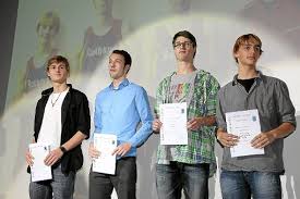 ... in Titisee-Neustadt gekürt (von links): Alex Wiesler, Jonas Tritschler, Christopher Straub sowie Max Wiesler. Foto: BächleFoto: Schwarzwälder-Bote