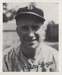 1936 Goudey Walter Berger #1 Baseball Card - 44319