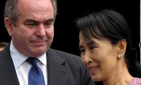 Photograph: Hla Hla Htay/AFP/Getty Images. The ABC TV Lateline interview with Kurt Campbell, former US assistant secretary of state for East Asian and ... - Aung-San-Suu-Kyi-and-the--001
