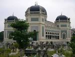islamic wallpaper Great Mosque in Medan - Indonesia – Haram to Halal
