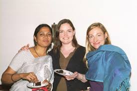 (From Left to Right) Salma (R.A. Rokkaiah), Valerie Ritter, graduate student Kristin Bloomer. - 04