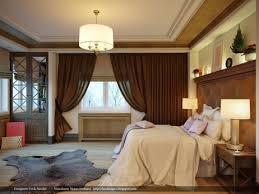 Sample Idea for Bedroom Decorating in Brown Tone with Wooden ...