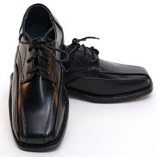 Boys Black Dress Shoes - Pjbw Dress
