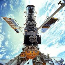 Telescópio Hubble no espaço