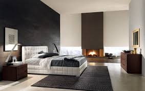 Modern Bedroom Design with White Leather Bed Furniture - Home ...