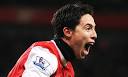 Samir Nasri roars with delight after scoring the second goal for Arsenal ... - Samir-Nasri-006
