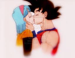 Goku X Bulma ...the kiss:. by ~desertora001 on deviantART - __goku_x_bulma____the_kiss___by_desertora001-d4h06xc