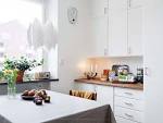 Stunning Modern White Kitchen Apartment Interior Design: Stunning ...